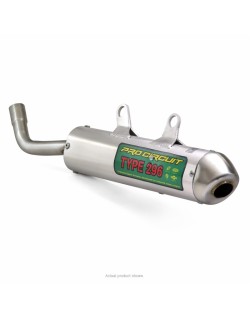 Silencieux PRO CIRCUIT 296 aluminium/casquette inox