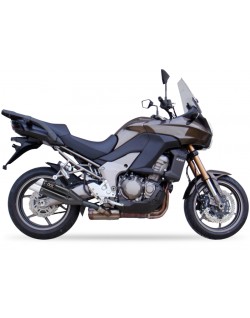 Silencieux IXIL Dual Hyperlow L3XB inox noir / alu - Kawasaki Versys 1000 - XK7384XB