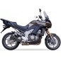 Silencieux IXIL Dual Hyperlow L3XB inox noir / alu - Kawasaki Versys 1000 - XK7384XB