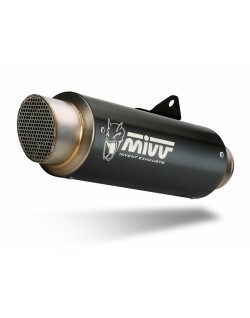 Silencieux MIVV GP Pro inox noir/casquette inox Kawasaki Z900RS