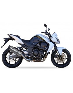 Silencieux IXIL Hexoval Xtrem inox / alu noir - Kawasaki Z750S/R - OK7071VSE