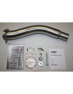 Silencieux IXIL Hexoval Xtrem inox / alu noir - Kawasaki Z750S/R - OK7071VSE
