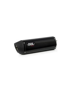 Silencieux IXIL Hexoval Xtrem inox / alu noir - Kawasaki ZRX 1100 - OK7085VSE