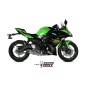 Ligne complète MIVV Oval titane/casquette carbone - Kawasaki Z650 Ligne complète MIVV Oval titane/casquette carbone - Kawasaki Z650
