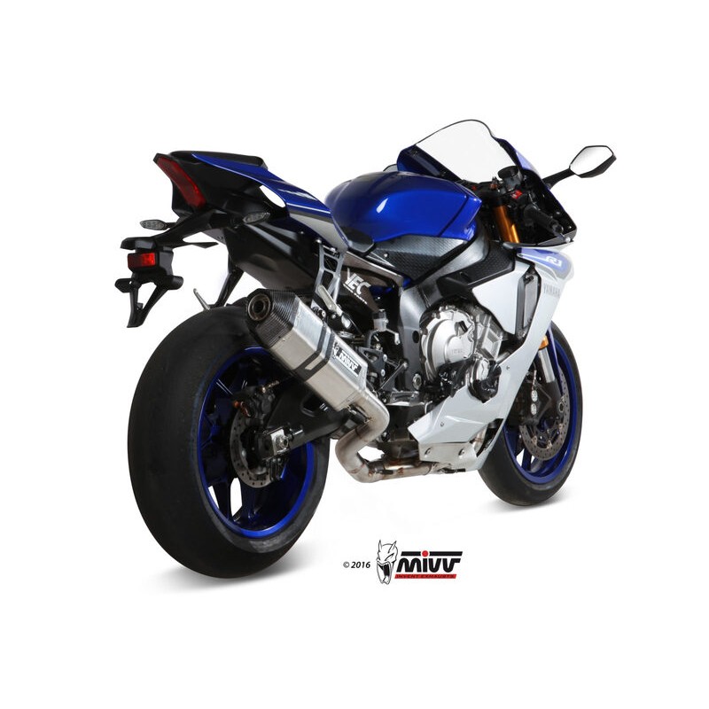 Ligne complète MIVV Speed Edge inox/carbone - Yamaha YZF R1 Ligne complète MIVV Speed Edge inox/carbone - Yamaha YZF R1