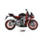Ligne complète MIVV X-M1 - titane/inox Aprilia Tuono 660 Ligne complète MIVV X-M1 - titane/inox Aprilia Tuono 660