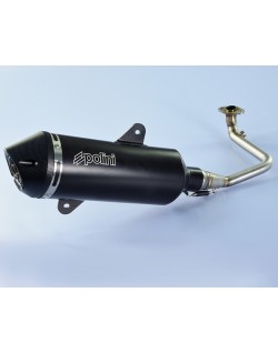Pot d'échappement POLINI Maxi-Scooter Aluminium noir - SYM