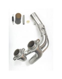 Ligne complète IXIL Hyperlow inox noir / alu poli - Kawasaki Z650/Ninja 650 - XK7353XB
