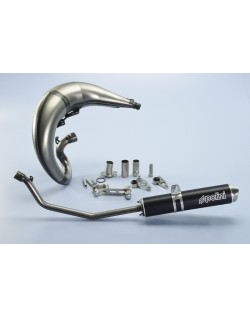 Pot d'échappement POLINI Race Aluminium noir - Derbi DRD S