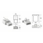 Jeu de connectiques 3 voies 110 ML BIHR type origine Ø0,5mm²/0,85mm² - 5 jeux complets Jeu de connectiques 3 voies 110 ML BIHR type origine Ø0,5mm²/0,85mm² - 5 jeux complets