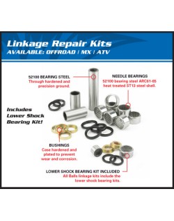Kit réparation de biellettes ALL BALLS Honda CR125R/250R/500R