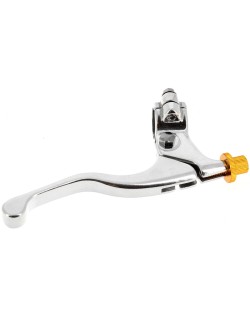 Levier de frein court + cocotte BIHR aluminium coulé poli universel