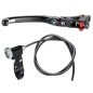Levier de frein pliable LIGHTECH réglable à gauche (type J) - Ducati / Honda