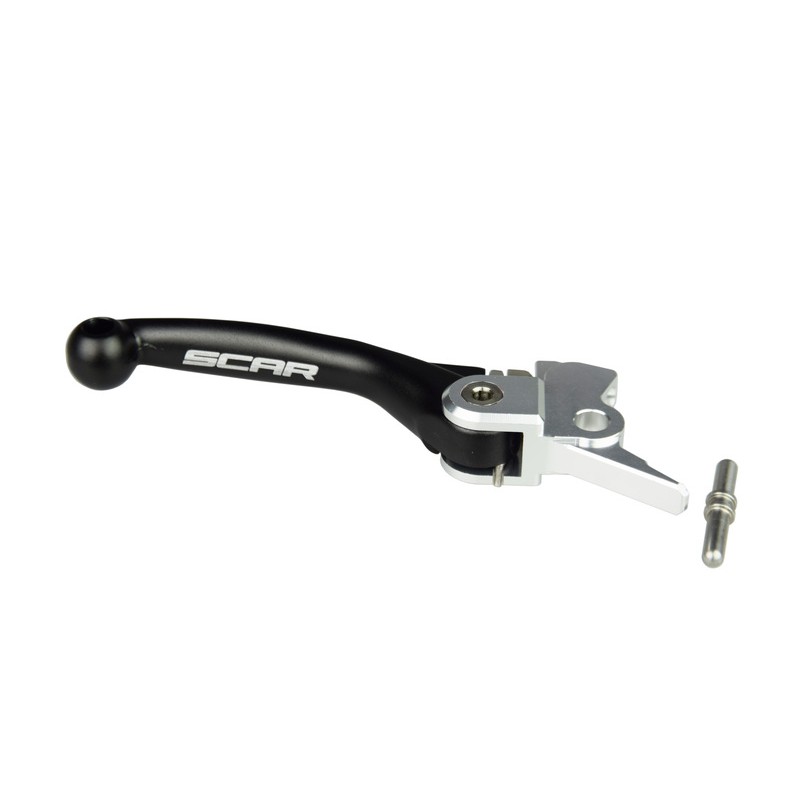 Levier de frein retournable SCAR Flex noir KTM/Husqvarna Levier de frein retournable SCAR Flex noir KTM/Husqvarna