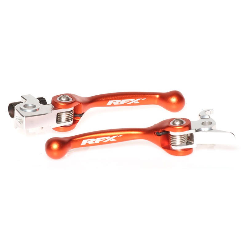 Ensemble de leviers flexibles forgés RFX Race (Orange) - KTM Divers freins Brembo / embrayages Brembo Ensemble de leviers flexibles forgés RFX Race (Orange) - KTM Divers freins Brembo / embrayages Brembo