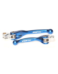 Ensemble de leviers flexibles forgés RFX Race Bleu