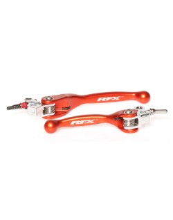 Ensemble de leviers flexibles forgés RFX Race (Orange) - KTM SX 65