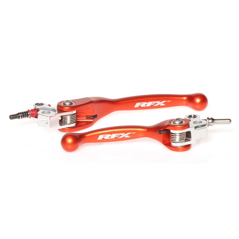 Ensemble de leviers flexibles forgés RFX Race (Orange) - KTM SX 65 Ensemble de leviers flexibles forgés RFX Race (Orange) - KTM SX 65