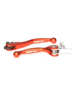 Ensemble de leviers flexibles forgés RFX Race (Orange) - KTM Divers freins Brembo / embrayages Magura