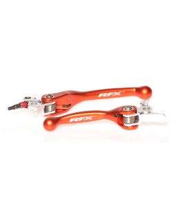 Ensemble de leviers flexibles forgés RFX Race (Orange) - KTM Divers freins Brembo / embrayages Magura