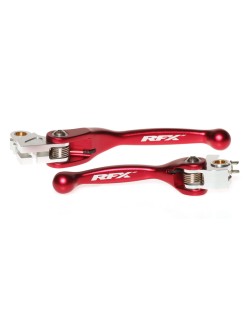 Ensemble de leviers flexibles forgés RFX Race (Rouge)- Honda CRF250/450