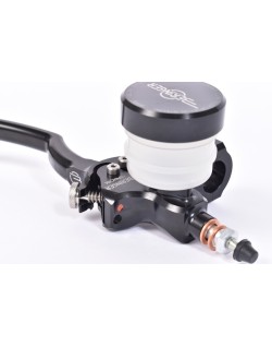 Maître-cylindre d'embrayage axial BERINGER Classic Ø17,5mm bocal vissé noir (levier axial type A - 16cm noir)