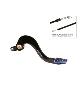 Pédale de frein arrière RFX Pro ST (Anodisé dur noir/bleu) - Yamaha YZF/WRF 450