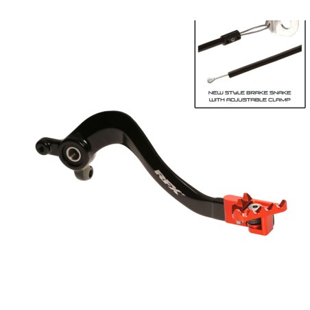 Pédale de frein arrière RFX Pro FT (Noir/Orange) - KTM SX85