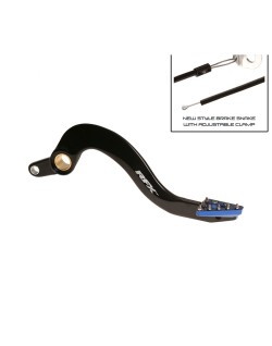 Pédale de frein arrière RFX Pro ST (Anodisé dur noir/bleu) - Yamaha YZF/WRF 250