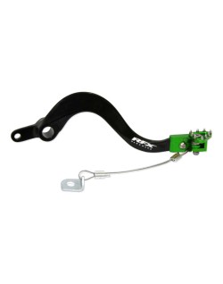 Pédale de frein arrière RFX Pro FT (Noir/Vert) - Kawasaki KXF250/450