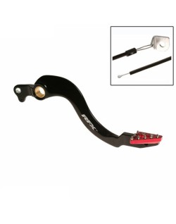 Pédale de frein arrière RFX Pro ST (Anodisé dur noir/rouge) - Honda CRF250 /450