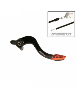 Pédale de frein arrière RFX Pro ST (Anodisé dur noir/orange) - KTM SX/SX-F 125-525