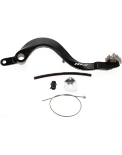 Pédale de frein arrière RFX Pro ST (Anodisé dur noir / Anodisé dur Titane) - Kawasaki KXF450