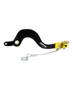 Pédale de frein arrière RFX Pro FT (Noir/Jaune) - Suzuki RMZ250/450