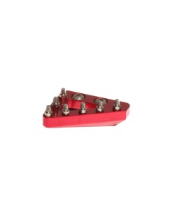 Embout de rechange solide CNC de levier de frein arrière RFX Pro (Rouge)