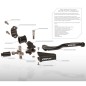 Ensemble de vis de rechange en acier inoxydable pour kit levier d'embrayage RFX Pro M4x8 2pcs (Pour soufflet) Ensemble de vis de rechange en acier inoxydable pour kit levier d'embrayage RFX Pro M4x8 2pcs (Pour soufflet)