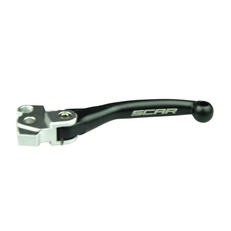 Levier d'embrayage retournable SCAR Flex noir Kawasaki KX450