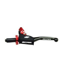 Levier repliable + cocotte universel SCAR noir - molette rouge