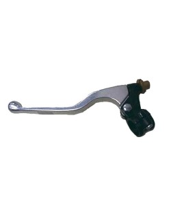 Levier long + cocotte d'embrayage BIHR aluminium coulé poli/noir universel