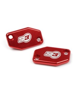 Couvercle de maître-cylindre embrayage S3 rouge Braktec