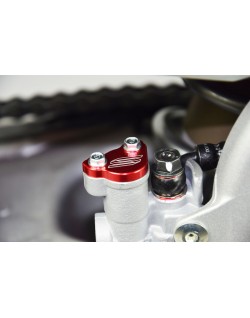Couvercle de maître-cylindre arrière SCAR rouge Honda