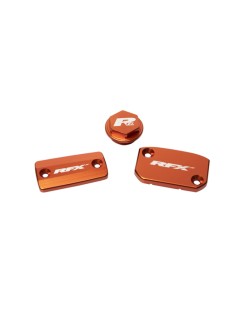 Jeu de bouchons de réservoir RFX Pro (Orange) - KTM SX/SXF (Frein Brembo et embrayage Magura)