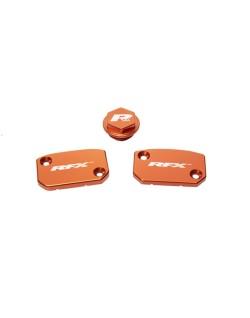 Jeu de bouchons de réservoir RFX Pro (Orange) - KTM SX/SXF (Frein et embrayage Brembo)