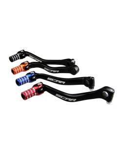 Sélecteur de vitesse SCAR noir mat/embout orange KTM SXF450