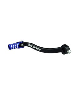 Sélecteur de vitesse SCAR noir mat/embout bleu Yamaha YZ250F