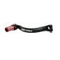Sélecteur de vitesse SCAR noir mat/embout rouge Honda CR125R