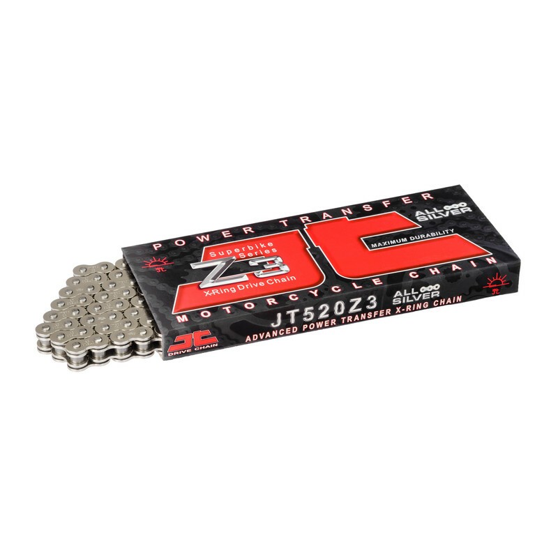 Chaîne de transmission JT DRIVE CHAIN 525 Z3 X-Ring 525 Chaîne de transmission JT DRIVE CHAIN 525 Z3 X-Ring 525