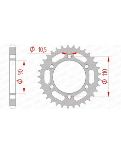 Couronne AFAM acier standard 12600 - 530
