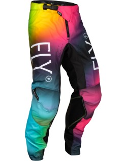 Pantalon enfant FLY RACING Kinetic Prodigy - Fuschia/Electric Blue/Hi-Vis
