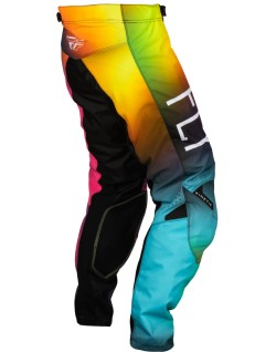 Pantalon enfant FLY RACING Kinetic Prodigy - Fuschia/Electric Blue/Hi-Vis